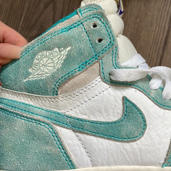 Jordan 1 high tubo green size 6 / 4.5y - Picture 6 of 7